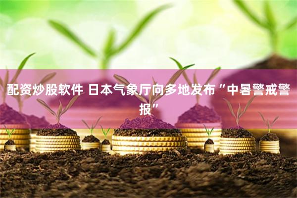 配资炒股软件 日本气象厅向多地发布“中暑警戒警报”