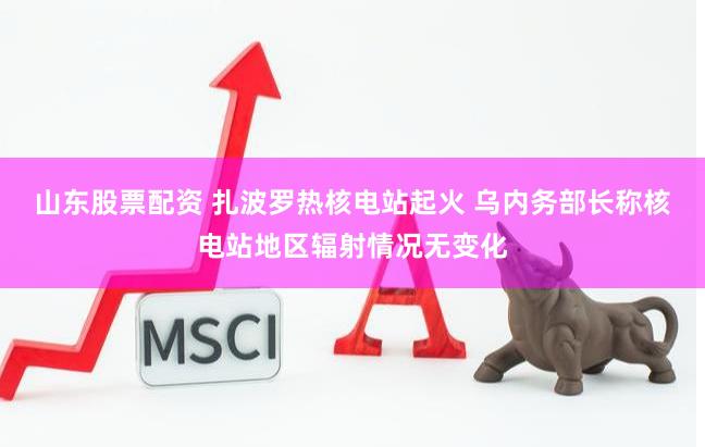 山东股票配资 扎波罗热核电站起火 乌内务部长称核电站地区辐射情况无变化