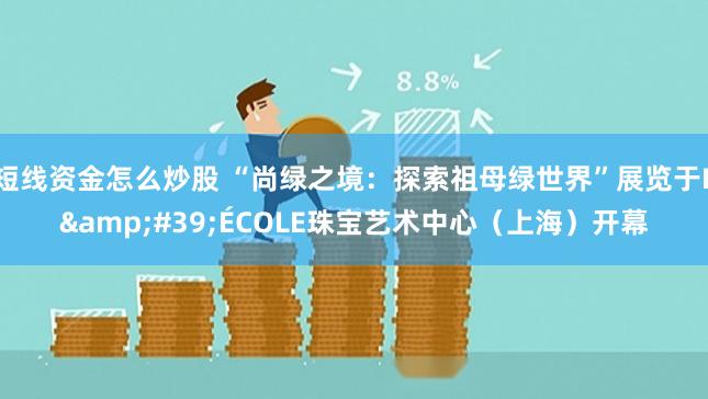 短线资金怎么炒股 “尚绿之境：探索祖母绿世界”展览于L&#39;ÉCOLE珠宝艺术中心（上海）开幕